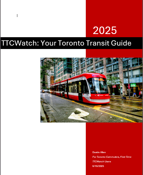 Preview of TTCWatch Mobile App Guide